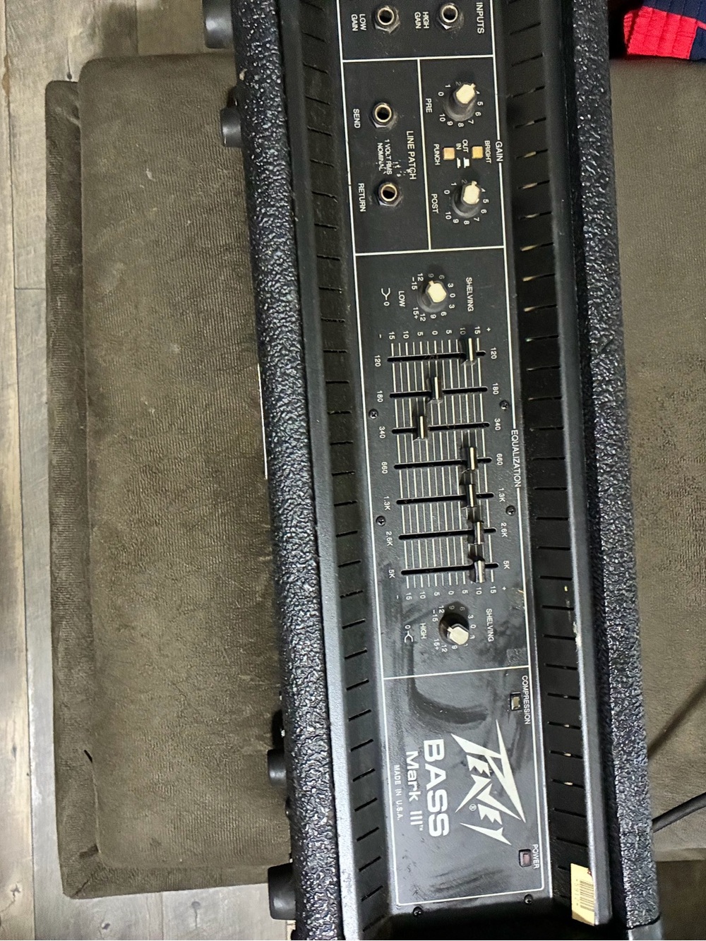 Peavey Mark III Bass Amplifier Head in Black